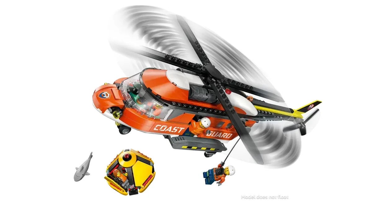 Конструктор LEGO City Вертолёт береговой охраны (60503) — фото 6