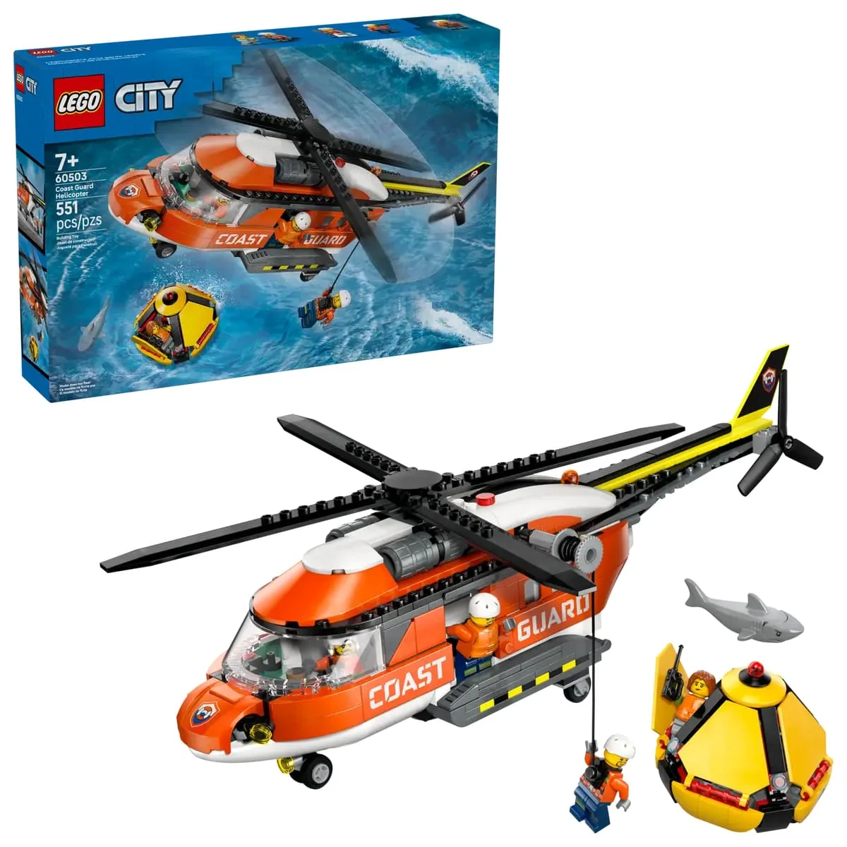 Конструктор LEGO City Вертолёт береговой охраны (60503) — фото 10