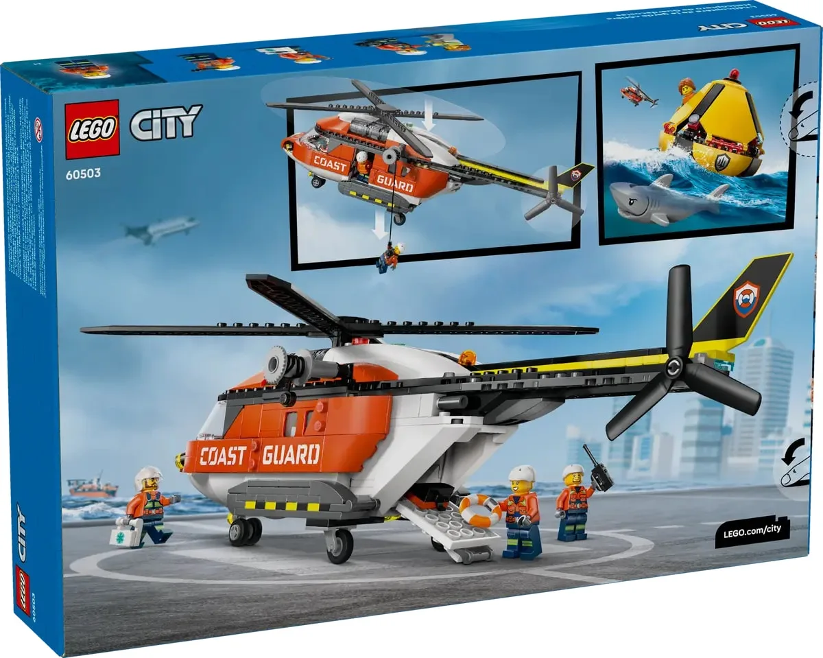 Конструктор LEGO City Вертолёт береговой охраны (60503) — фото 12