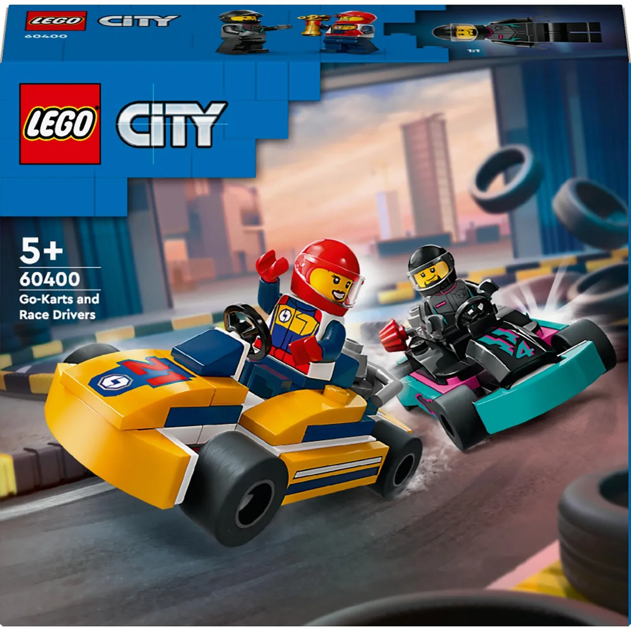Конструктор LEGO City Картинг и гонщики (60400) — фото 6