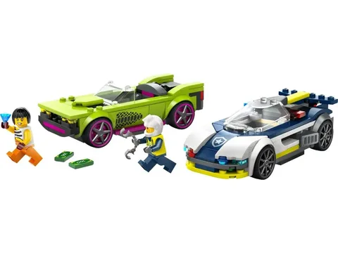 Конструктор LEGO City Переслідування маслкара на поліцейському автомобілі (60415)