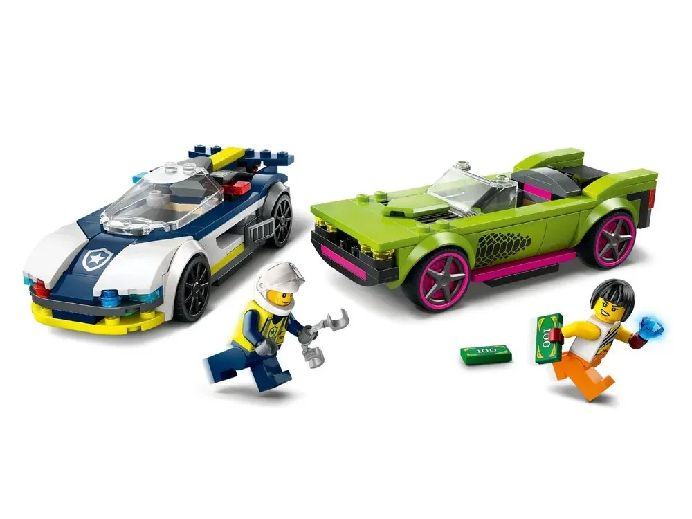 Конструктор LEGO City Преследование маслкара на полицейской машине (60415) — фото 2