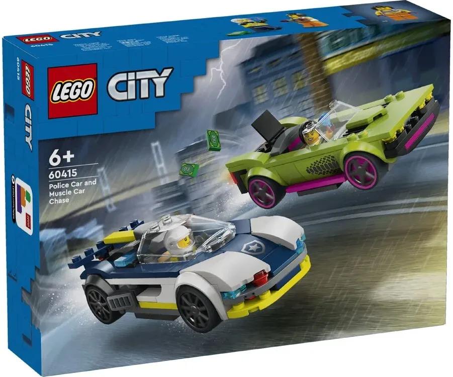 Конструктор LEGO City Преследование маслкара на полицейской машине (60415) — фото 7