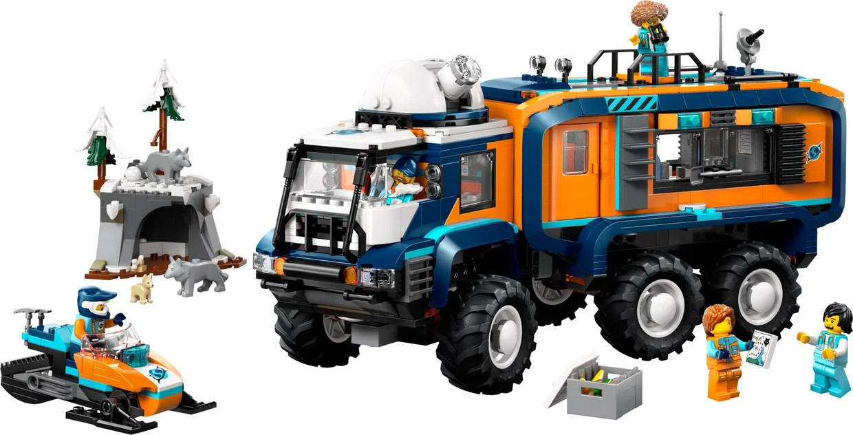 Конструктор LEGO City Арктический исследовательский грузовик с научной лабораторией (60471)
