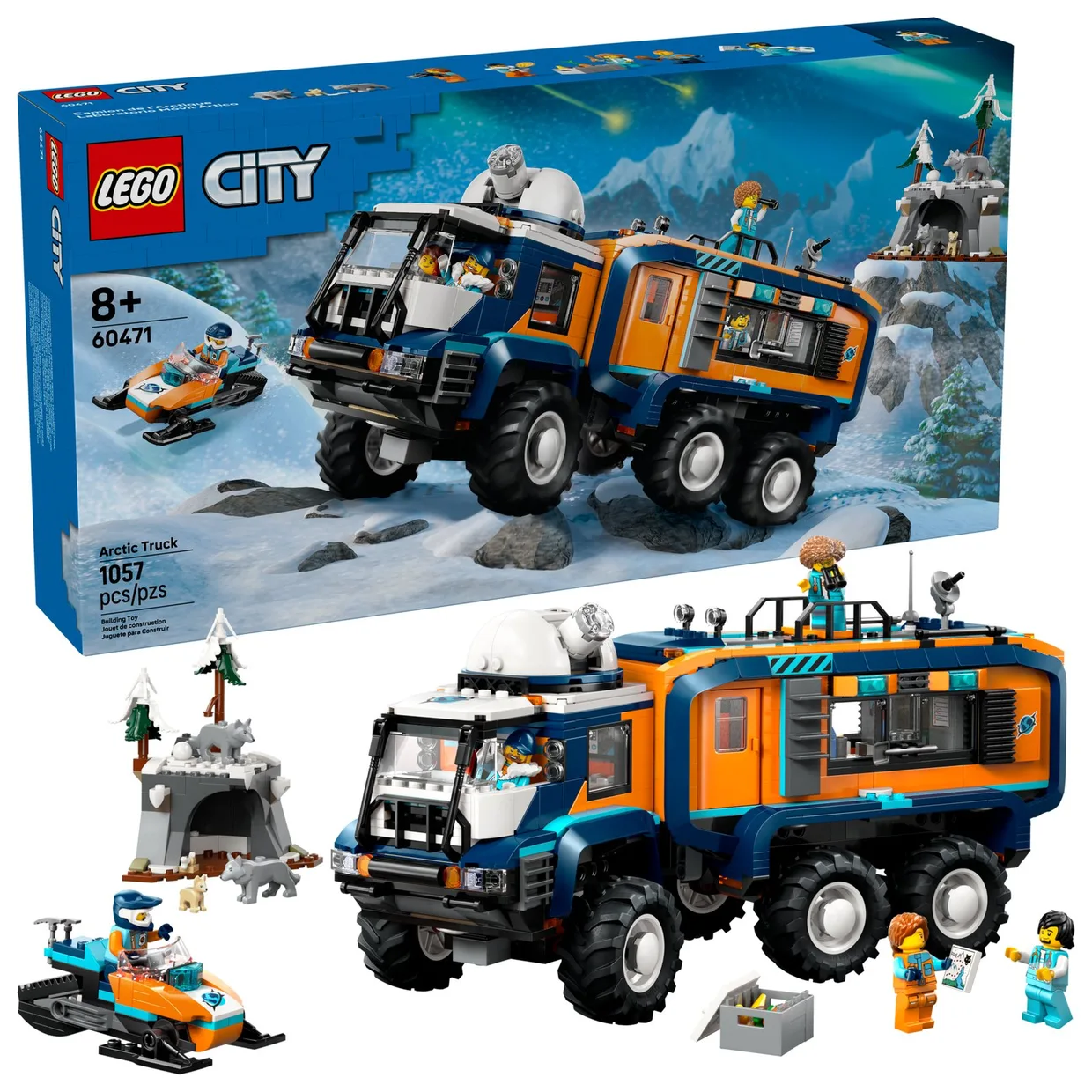 Конструктор LEGO City Арктический исследовательский грузовик с научной лабораторией (60471) — фото 9