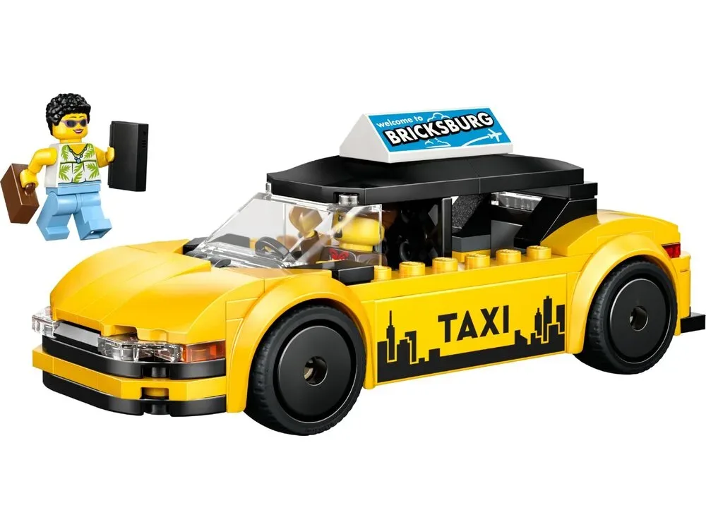 Конструктор LEGO City Жёлтое такси (60487)
