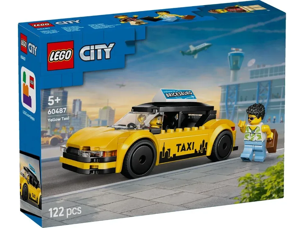 Конструктор LEGO City Жёлтое такси (60487) — фото 7