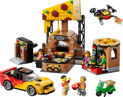 Конструктор LEGO City Доставка піци з транспортними засобами (60496)