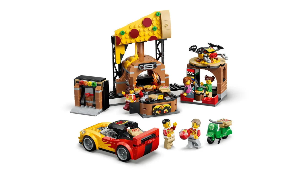 Конструктор LEGO City Доставка піци з транспортними засобами (60496) — фото 3