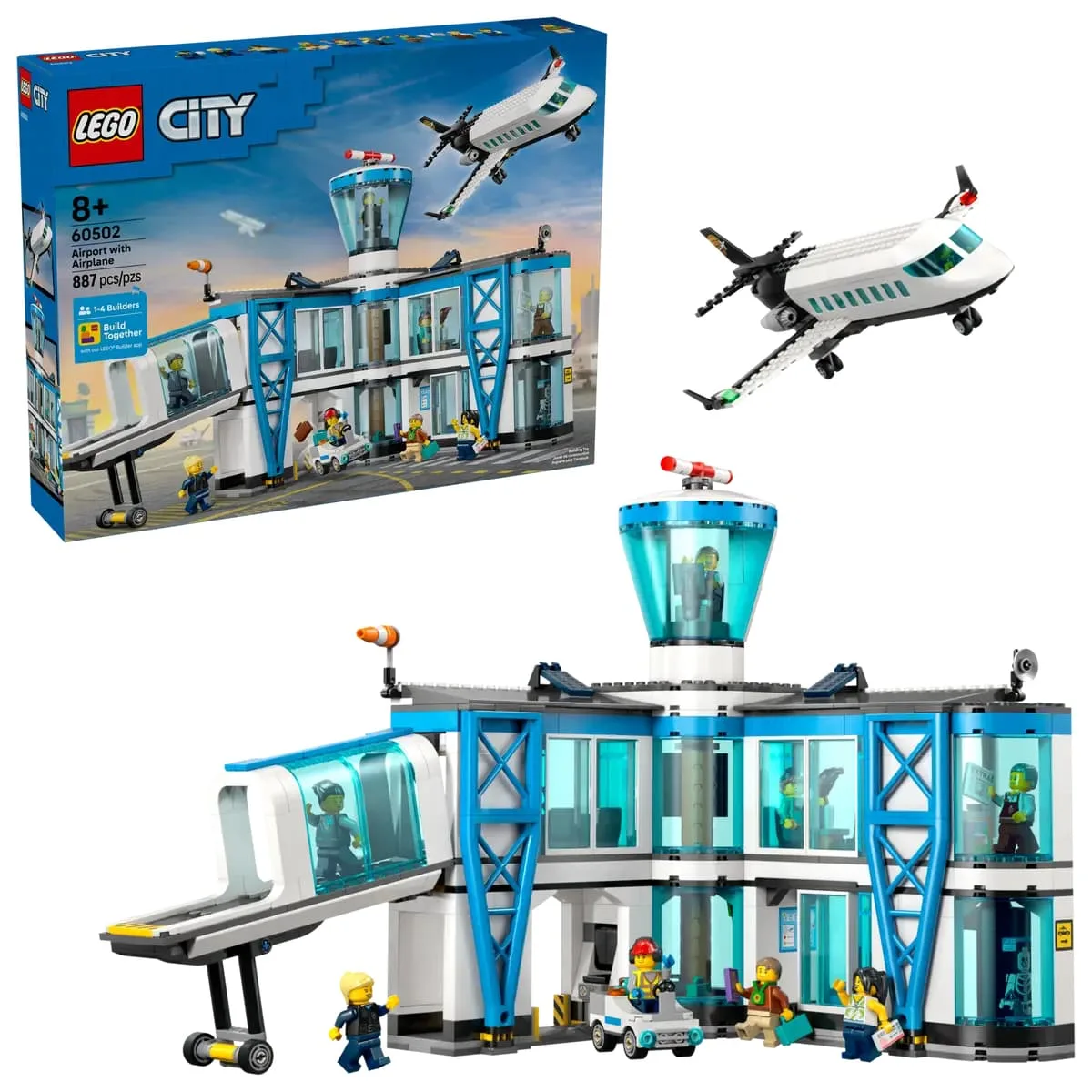 Конструктор LEGO City Аэропорт с самолётом (60502) — фото 12