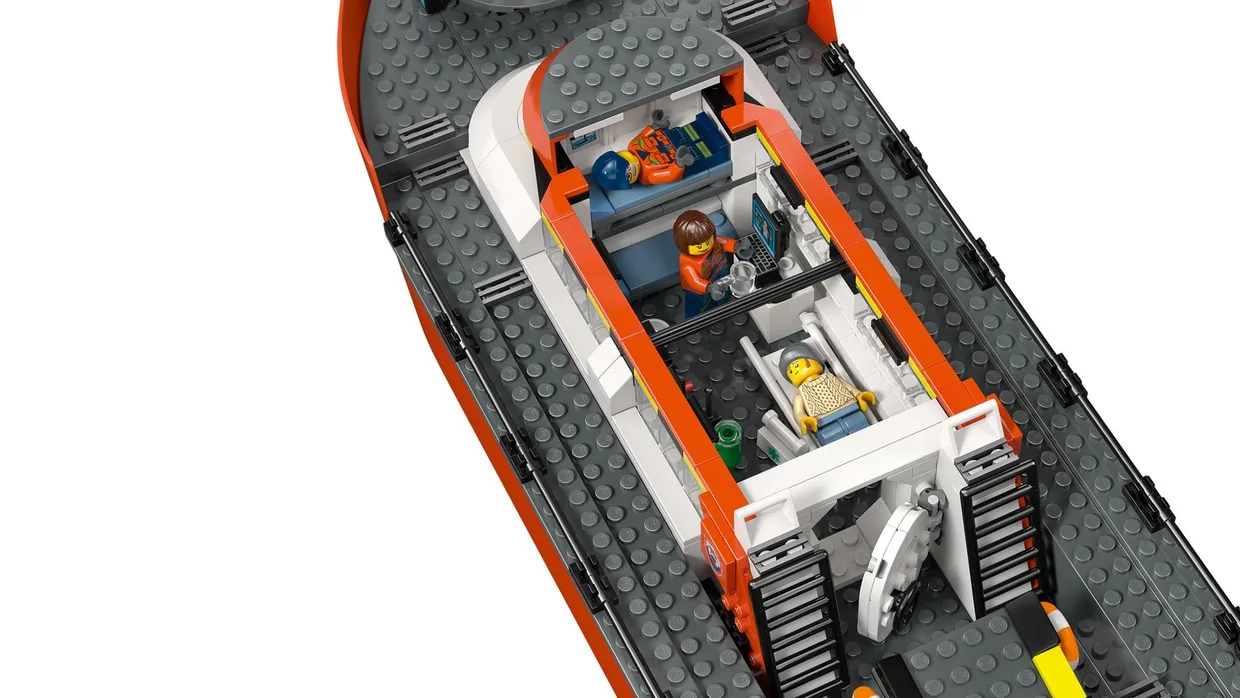 Конструктор LEGO City Спасательный катер и вертолёт береговой охраны (60504) — фото 6