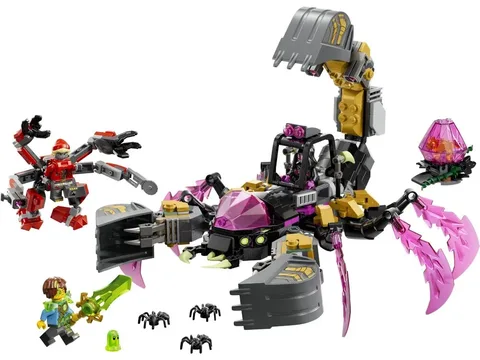 Конструктор LEGO DREAMZzz Кошмарний землекоп-скорпіон (71513)