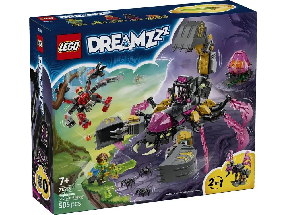 Конструктор LEGO DREAMZzz Кошмарный землекоп-скорпион (71513) — фото 7