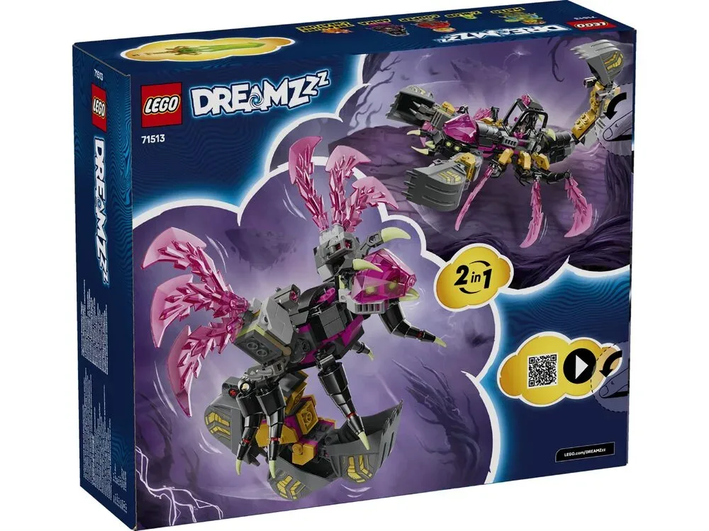 Конструктор LEGO DREAMZzz Кошмарный землекоп-скорпион (71513) — фото 8