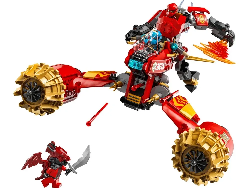 Конструктор LEGO Ninjago Штормовой робот-всадник Кая (71830)