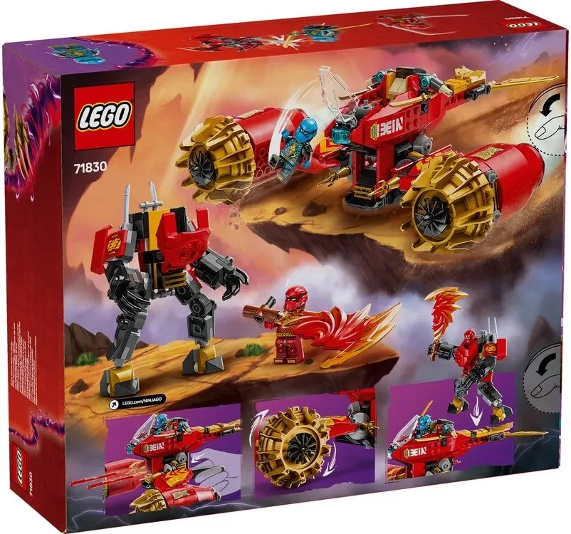 Конструктор LEGO Ninjago Штормовой робот-всадник Кая (71830) — фото 11