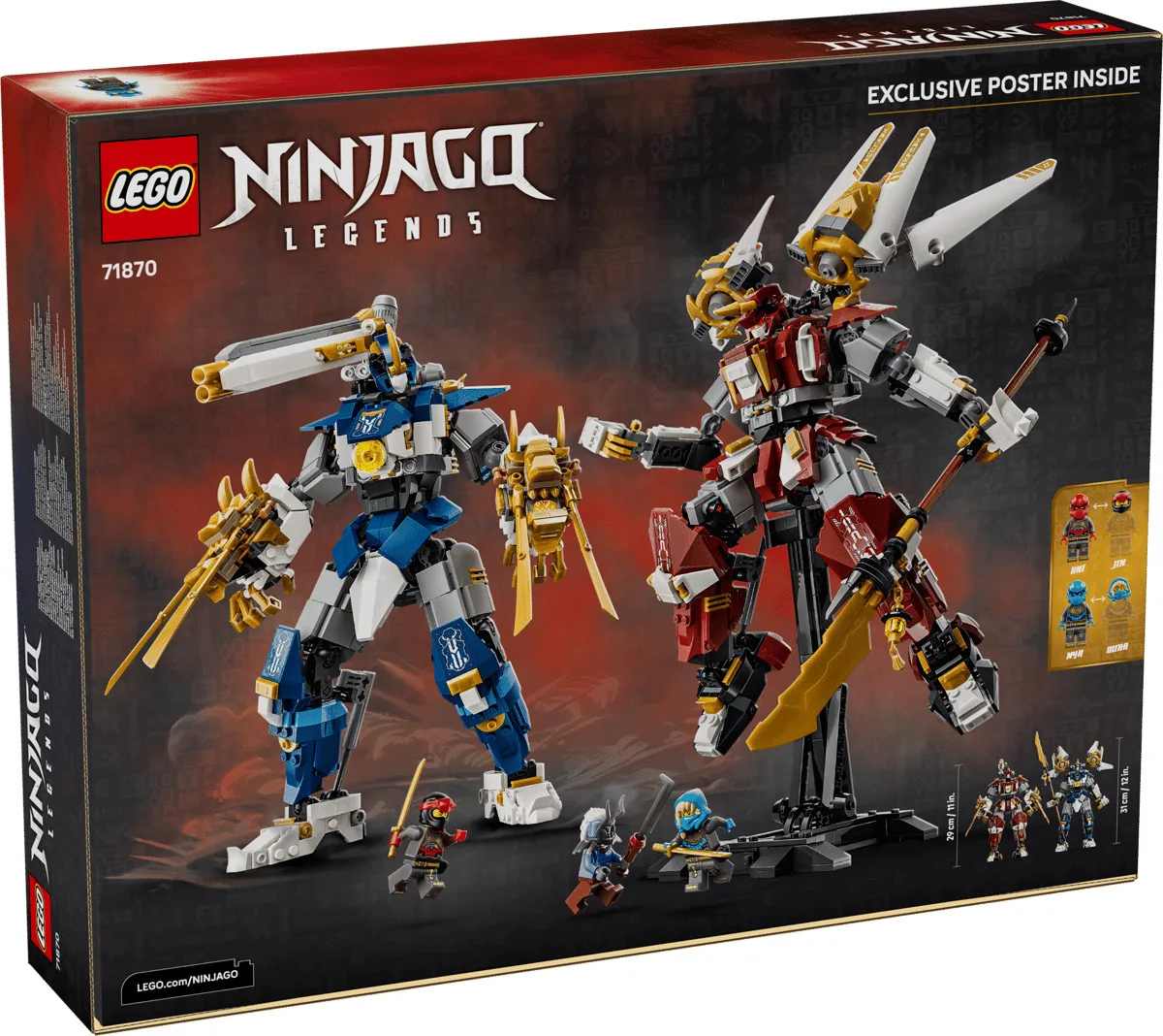 Конструктор LEGO Ninjago Роботи-титани близнюки (71870) — фото 11