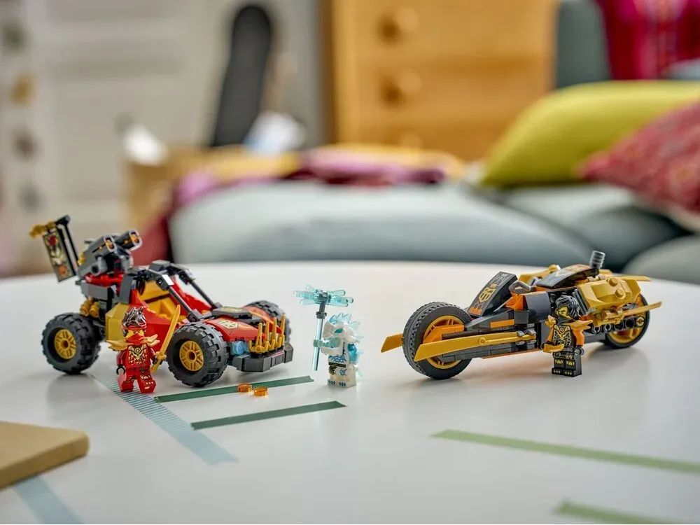 Конструктор LEGO Ninjago Комбинированные транспортные средства Кая и Коула (71864) — фото 6