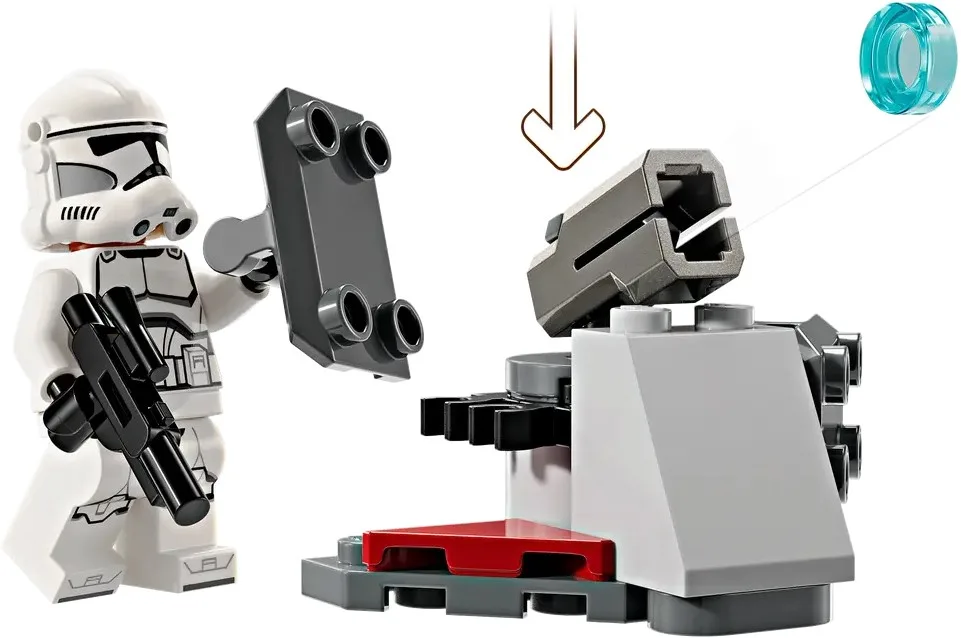 Конструктор LEGO Star Wars Клони-піхотинці й бойові дроїди. Бойовий набір (75372) — фото 3