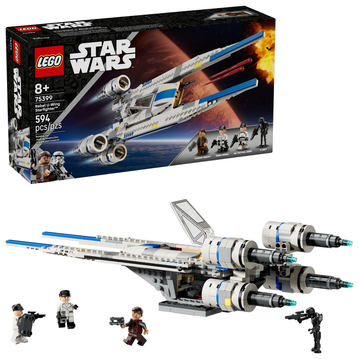 Конструктор LEGO Star Wars Повстанческий истребитель U-Wing (75399) — фото 9