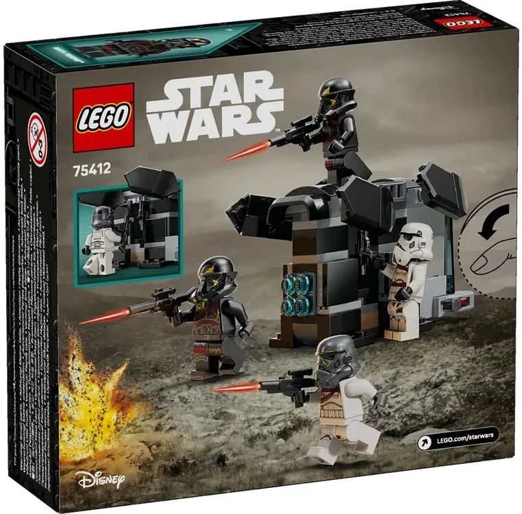 Конструктор LEGO Star Wars Боевой набор «Штурмовики смерти и ночные штурмовики» (75412) — фото 8