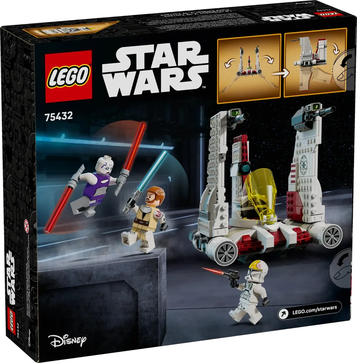 Конструктор LEGO Star Wars Звёздный истребитель V-19 «Поток» (75432) — фото 12
