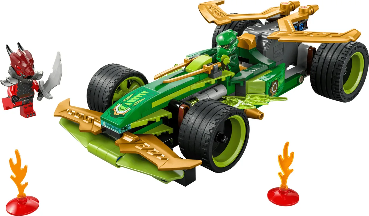 Конструктор LEGO Ninjago Гоночный автомобиль Ллойда с инерционным двигателем (71828)
