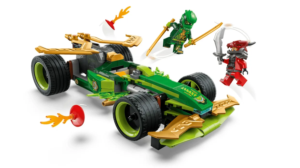 Конструктор LEGO Ninjago Гоночный автомобиль Ллойда с инерционным двигателем (71828) — фото 2