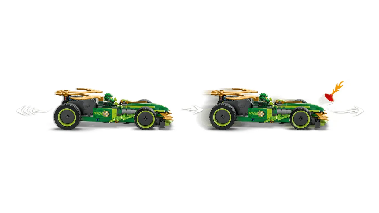 Конструктор LEGO Ninjago Гоночный автомобиль Ллойда с инерционным двигателем (71828) — фото 3