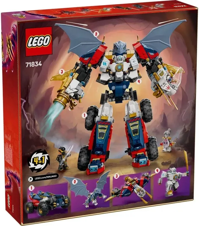 Конструктор LEGO Ninjago Ультраобъединяющий робот Зейна (71834) — фото 12