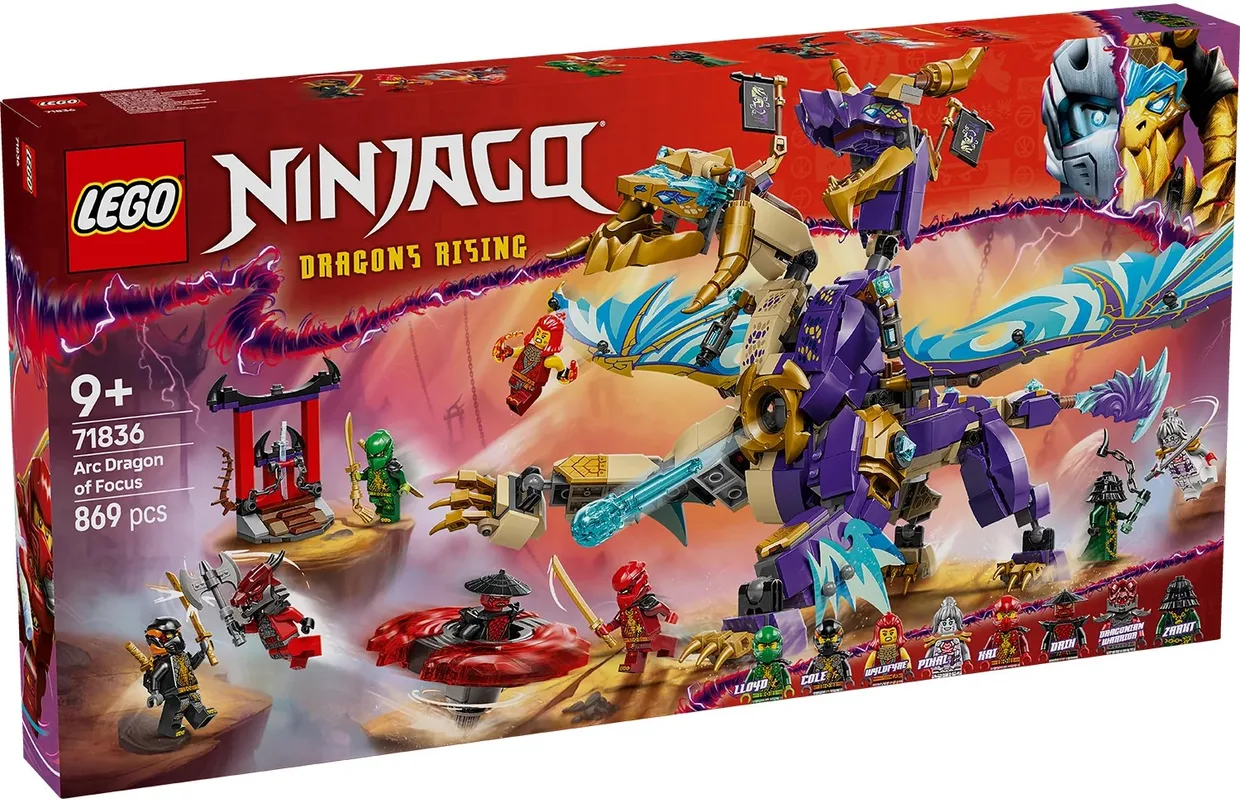 Конструктор LEGO Ninjago Дуговой дракон фокуса (71836) — фото 10