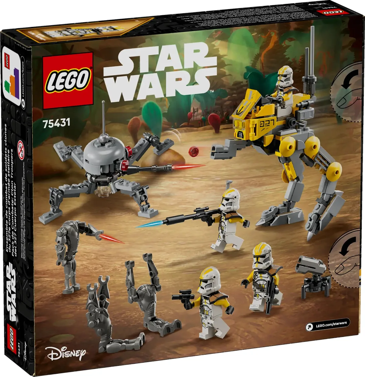 Конструктор LEGO Star Wars Боевой отряд бойцов-клонов 327-го галактического корпуса (75431) — фото 10