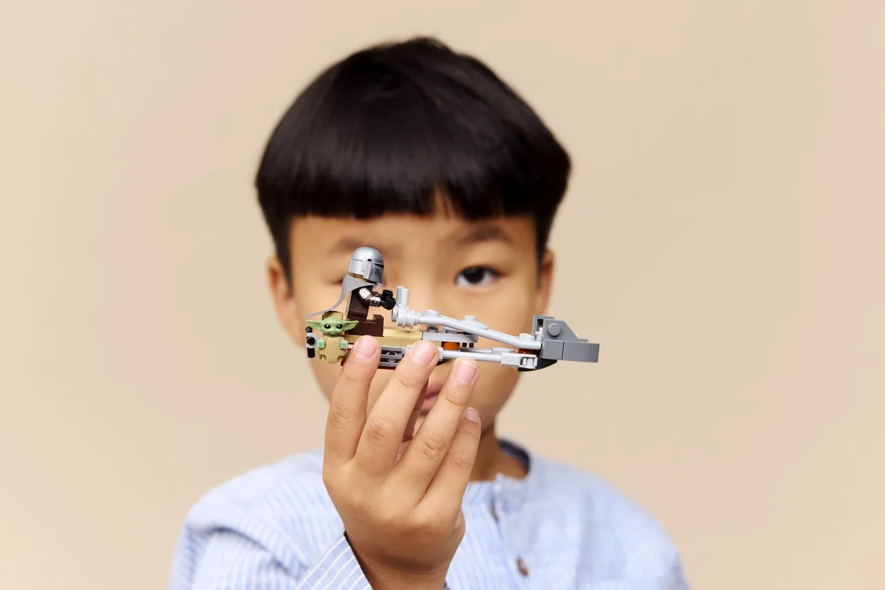 Конструктор LEGO Star Wars Швидкісний мотоцикл Мандалорця й Ґроґу (75436) — фото 4