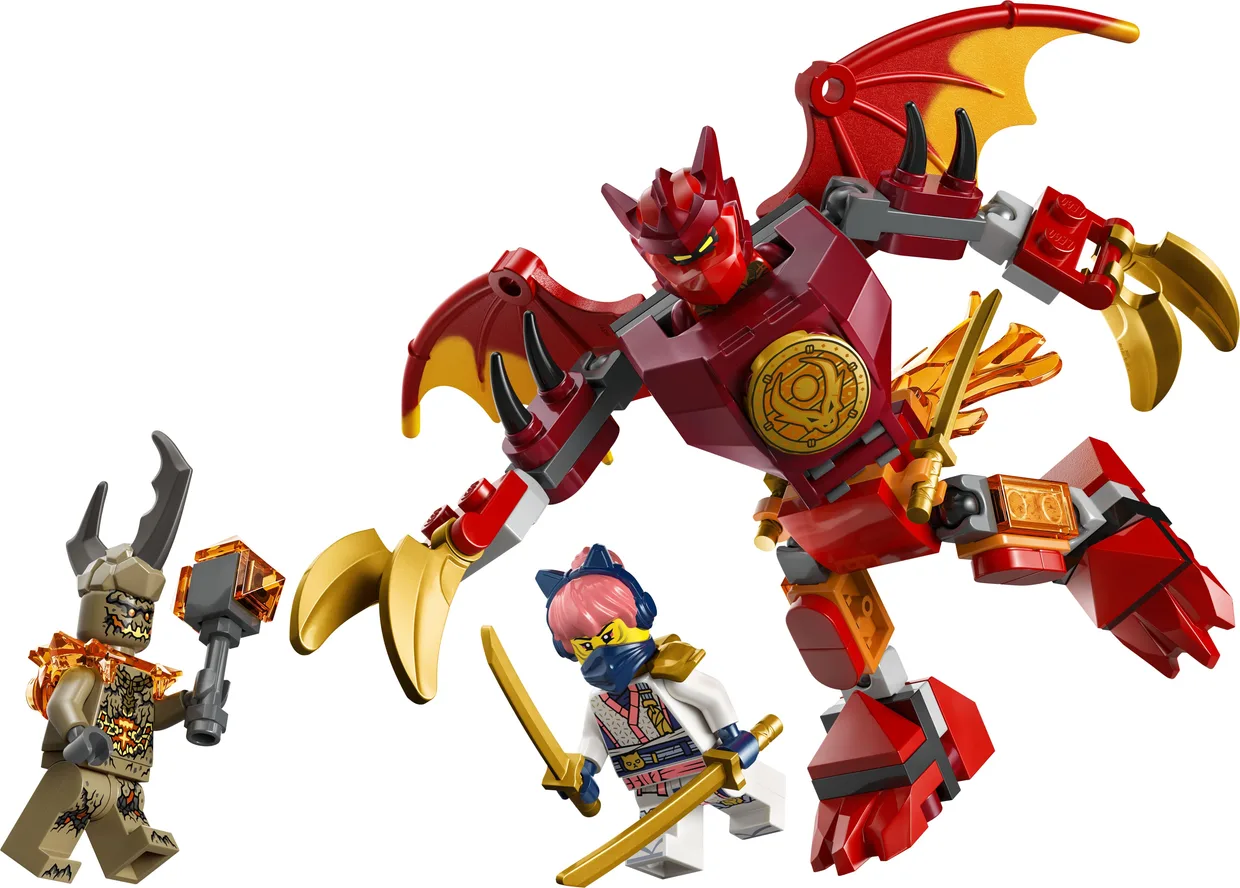 Конструктор LEGO Ninjago Боевой набор робота-дракона Кая (71851)