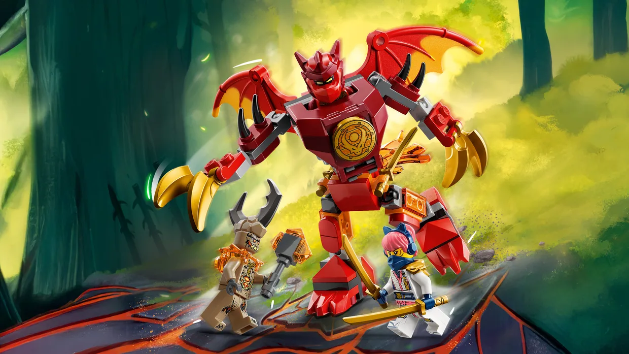 Конструктор LEGO Ninjago Боевой набор робота-дракона Кая (71851) — фото 2
