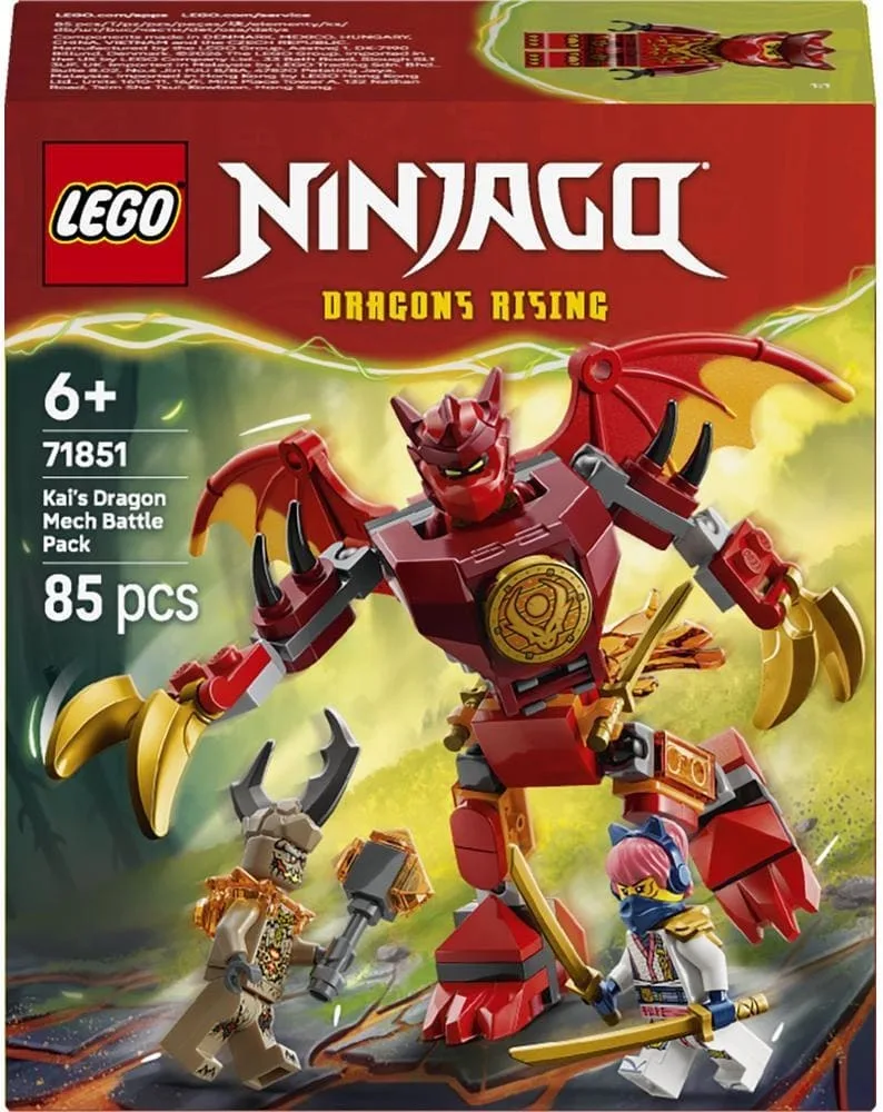 Конструктор LEGO Ninjago Боевой набор робота-дракона Кая (71851) — фото 6