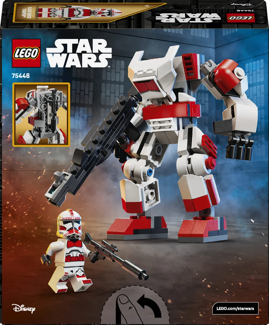 Конструктор LEGO Star Wars Робот ударного клона-солдата (75448) — фото 7