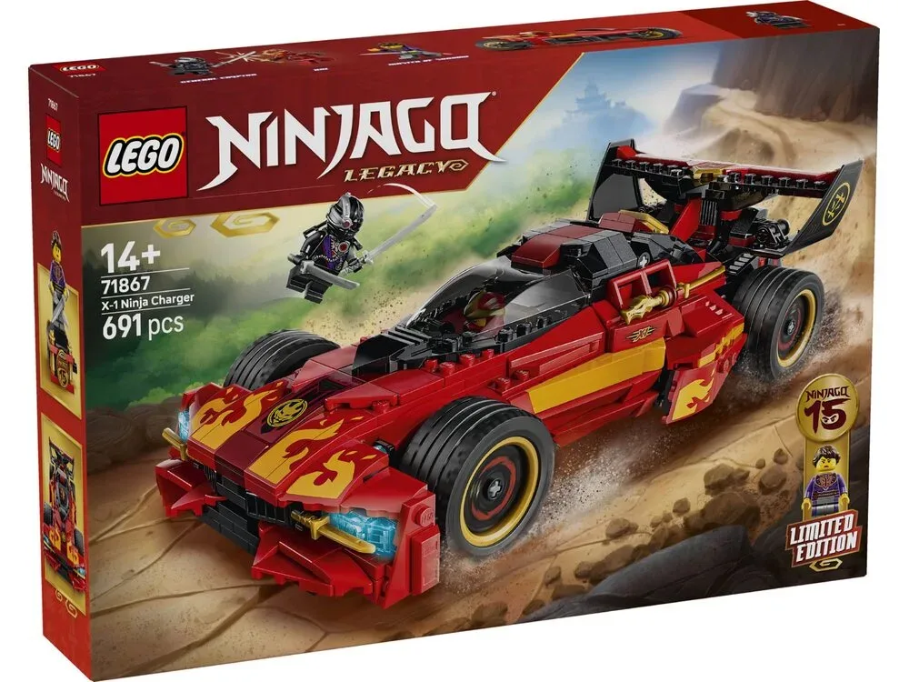 Конструктор LEGO Ninjago Преследователь ниндзя X-1 — 15-я годовщина (71867) — фото 8
