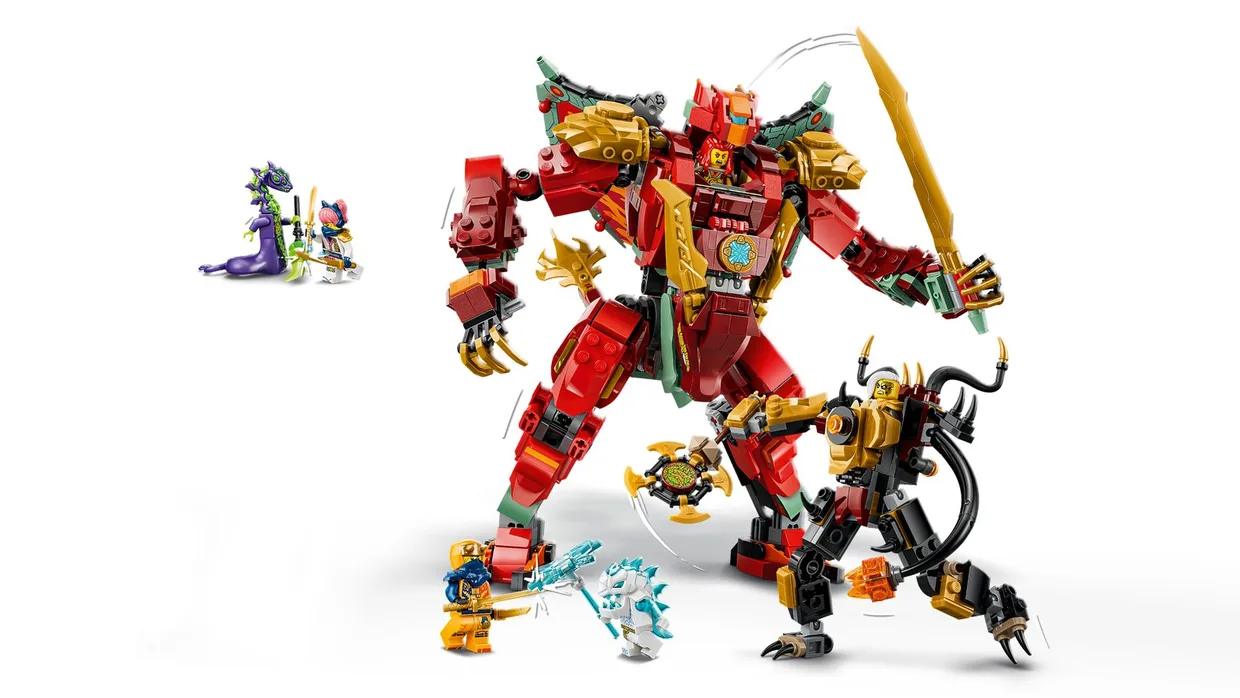 Конструктор LEGO Ninjago Дракон-трансформер Вайлдфайр (71868) — фото 3