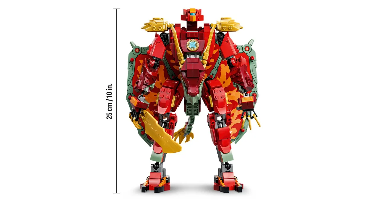 Конструктор LEGO Ninjago Дракон-трансформер Вайлдфайр (71868) — фото 4