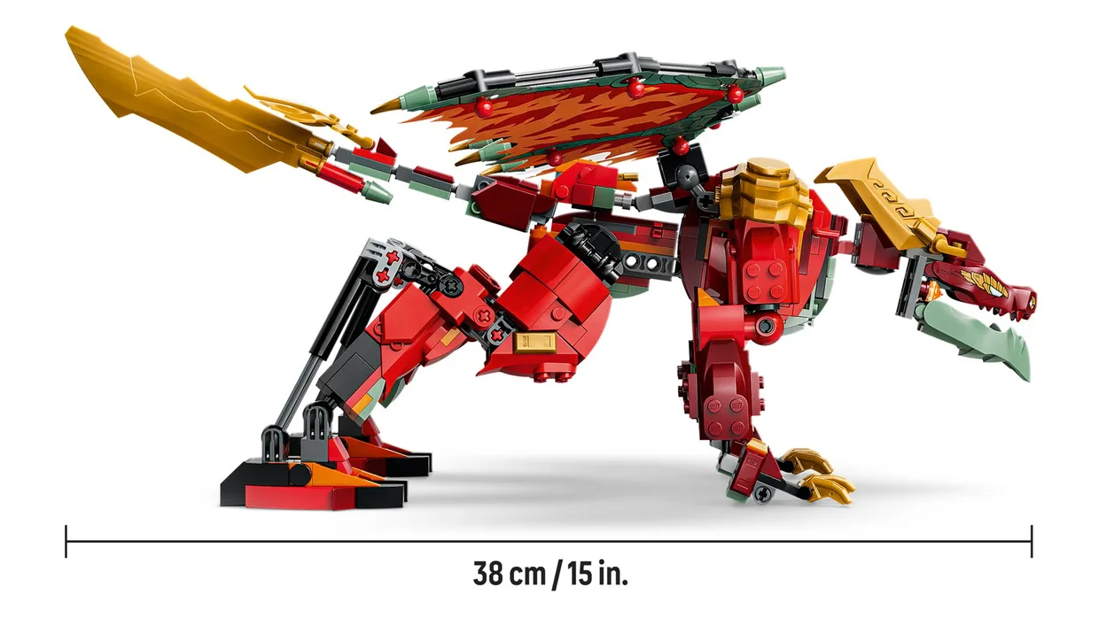 Конструктор LEGO Ninjago Дракон-трансформер Вайлдфайр (71868) — фото 5