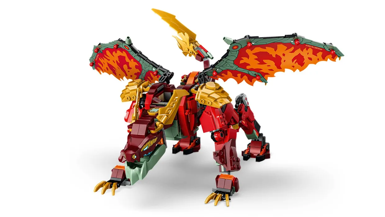 Конструктор LEGO Ninjago Дракон-трансформер Вайлдфайр (71868) — фото 6