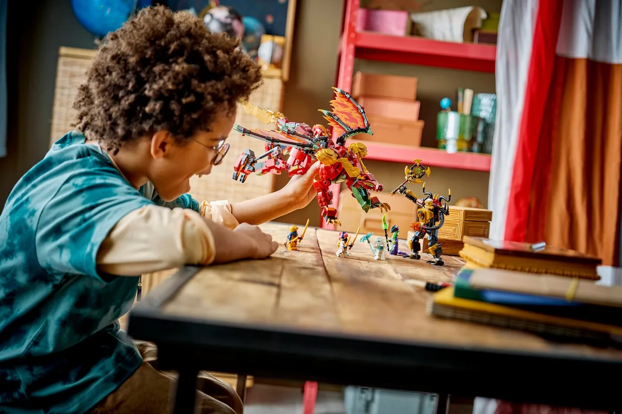 Конструктор LEGO Ninjago Дракон-трансформер Вайлдфайр (71868) — фото 10