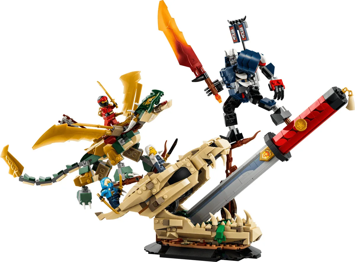 Конструктор LEGO Ninjago Битва возле черепа Дракона с мечом (71871)
