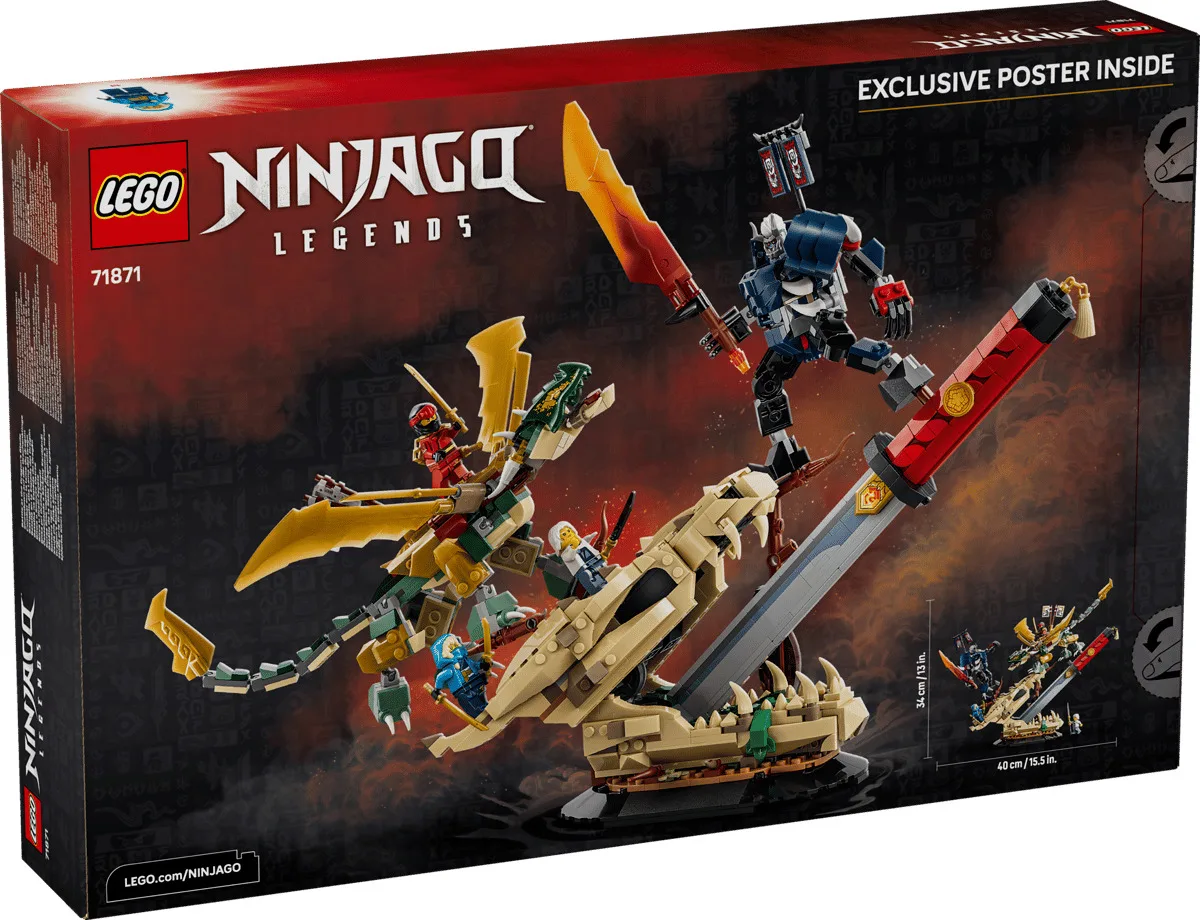Конструктор LEGO Ninjago Битва возле черепа Дракона с мечом (71871) — фото 10