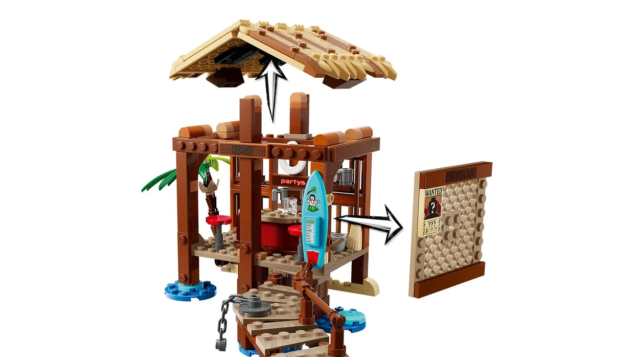 Конструктор LEGO ONE PIECE Хатина в Селищі Вітряків (75636) — фото 3