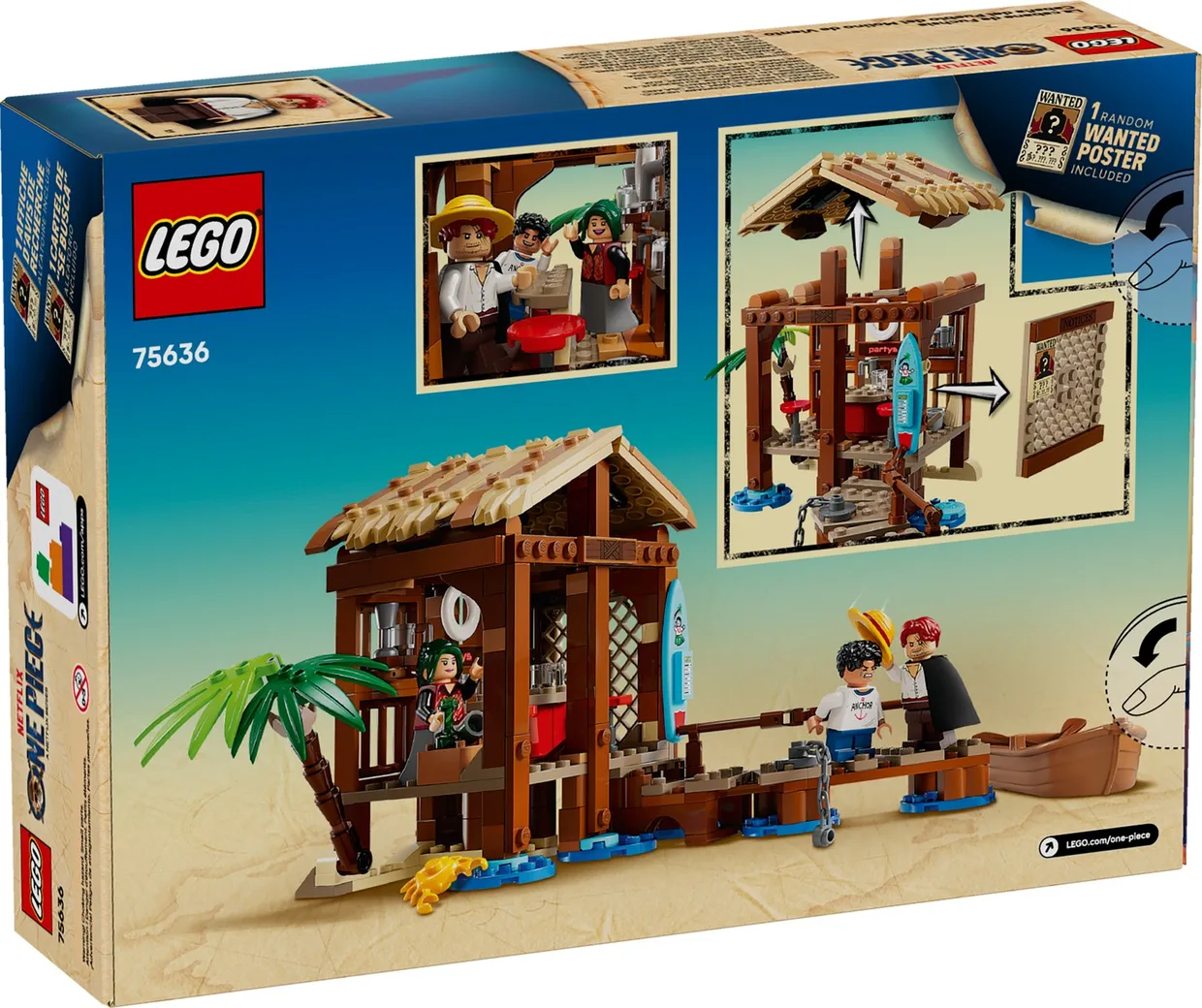 Конструктор LEGO ONE PIECE Хатина в Селищі Вітряків (75636) — фото 8