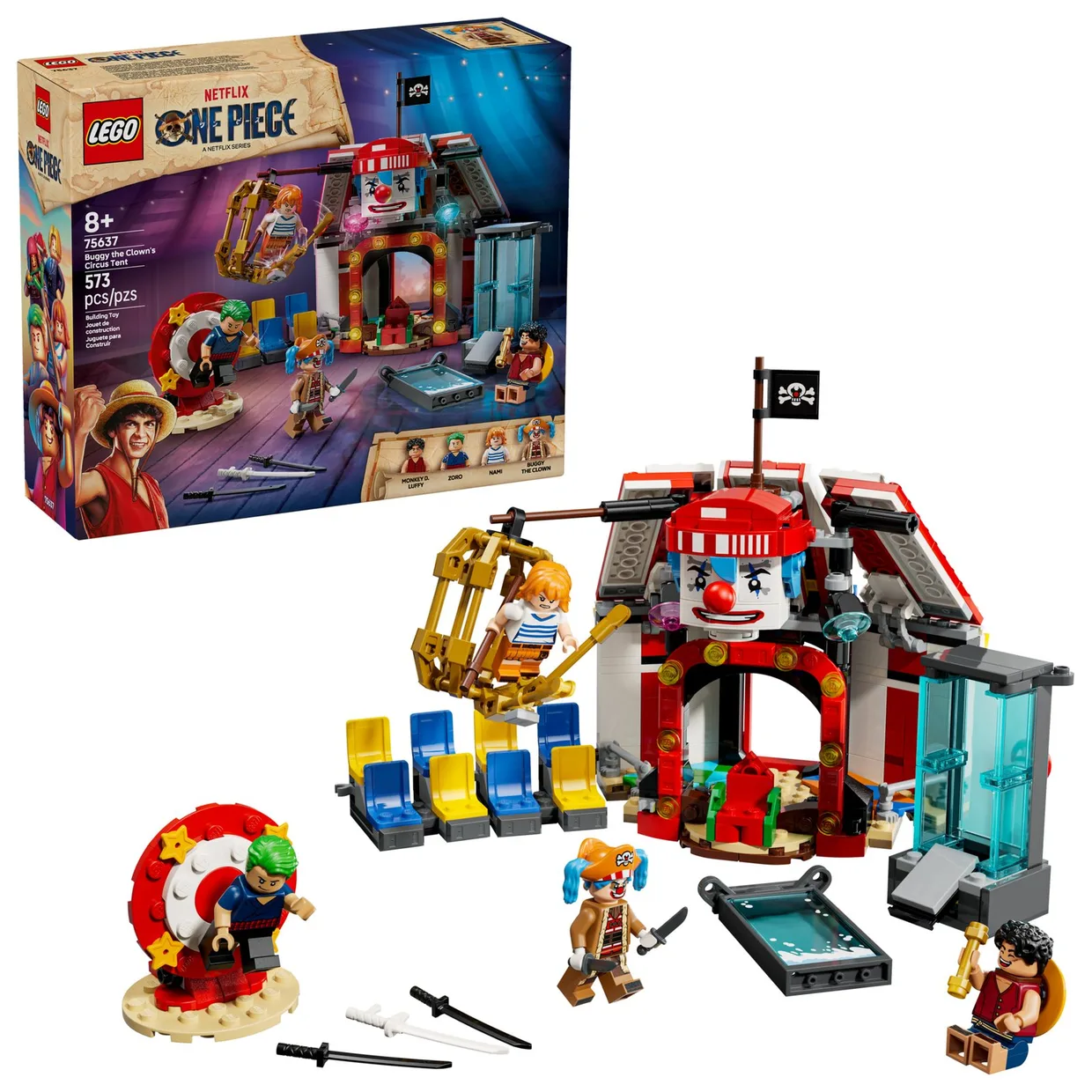 Конструктор LEGO ONE PIECE Цирковой шатер клоуна Багги (75637) — фото 9