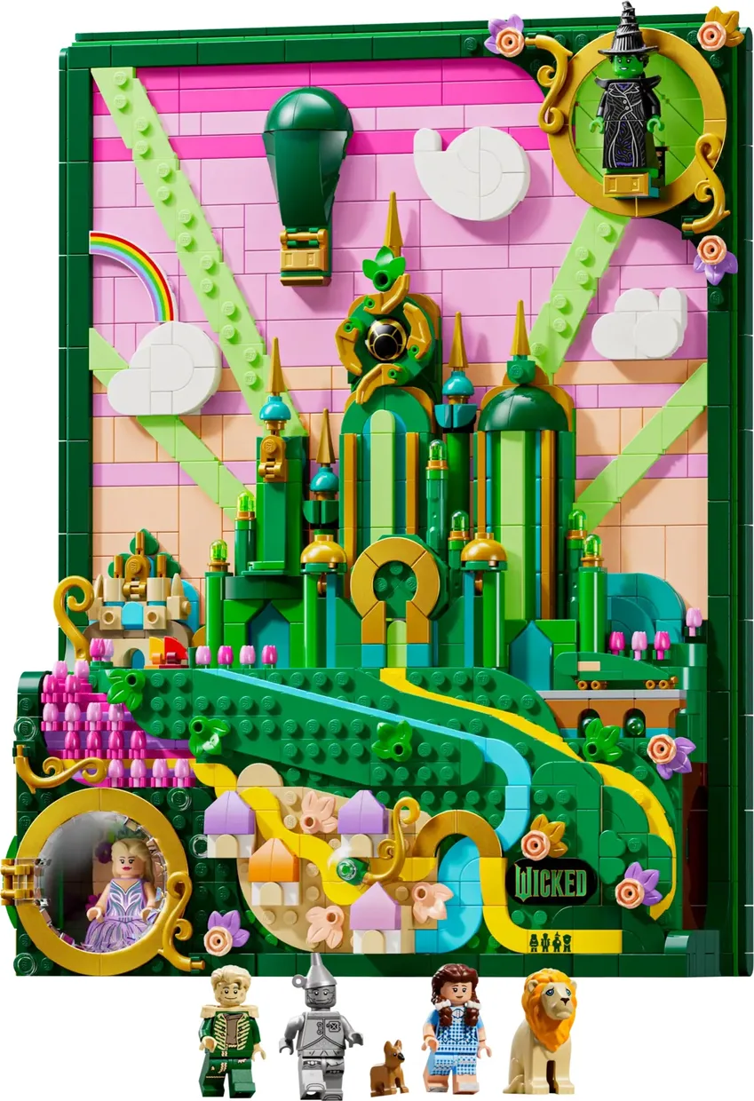 Конструктор LEGO Wicked Смарагдове місто, настінна картина (75685)