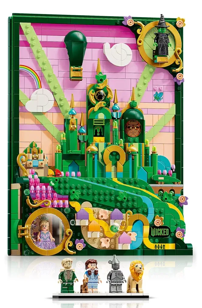 Конструктор LEGO Wicked Смарагдове місто, настінна картина (75685) — фото 2